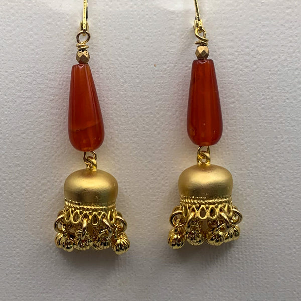 Red Jasper Earrings | Bohemian Jewels | Handmade in Australia
