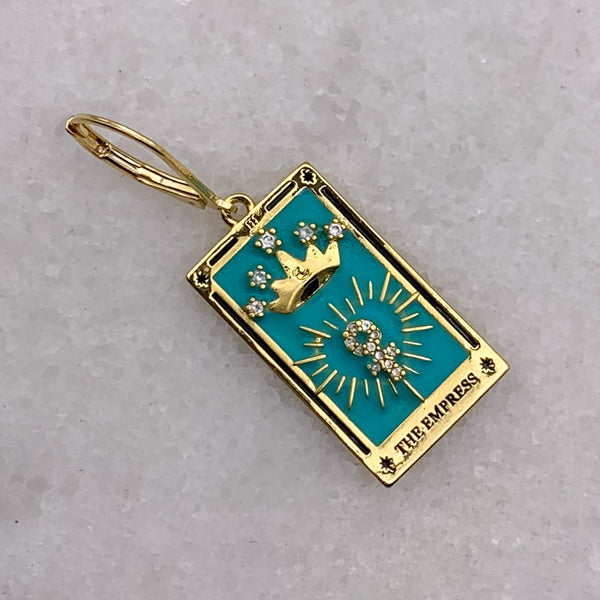 Handmade in Australia | The Empress Tarot Card | Bohemian | Gold Filled Earrings