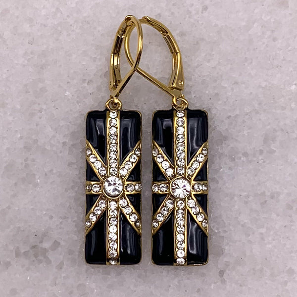 Art Deco Jewel | Handmade in Australia | Crystal | Gold Filled