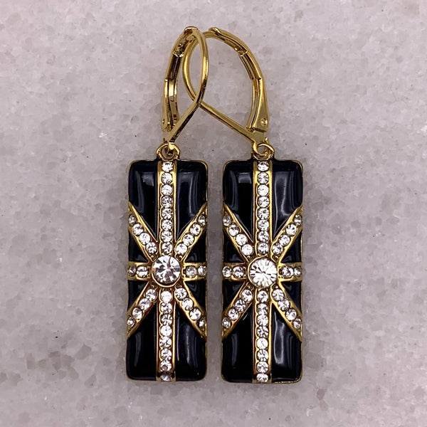 Art Deco Jewel | Handmade in Australia | Crystal | Gold Filled