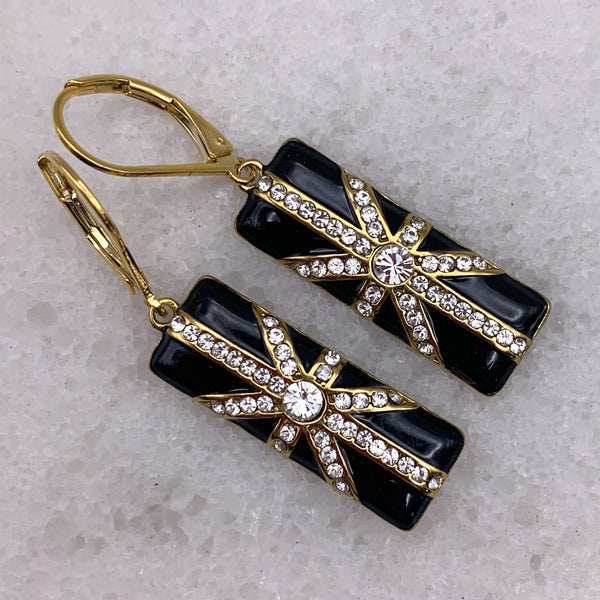 Art Deco Jewel | Handmade in Australia | Crystal | Gold Filled