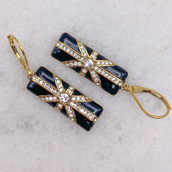 Art Deco Jewel | Handmade in Australia | Crystal | Gold Filled