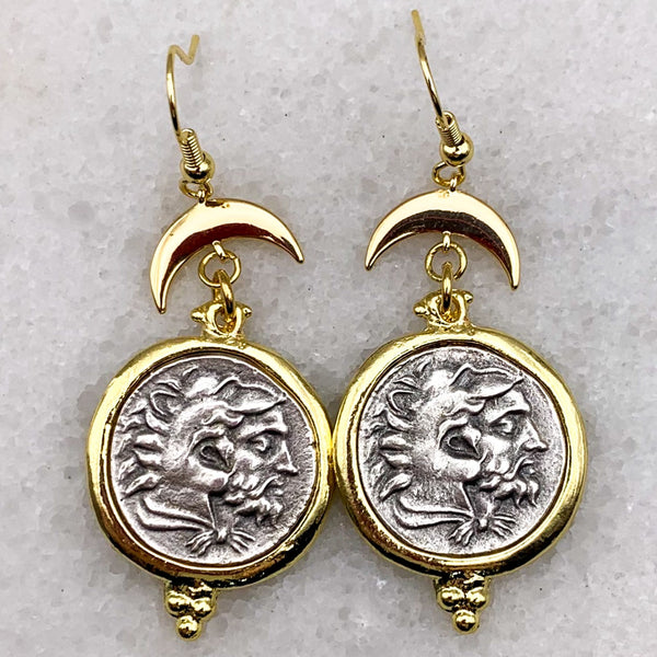 Coin Earrings | Gold and Silver | Handmade in Australia 