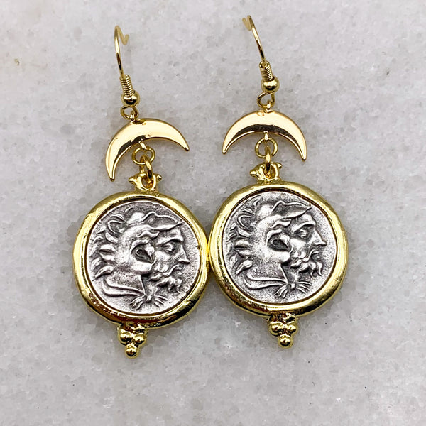 Coin Earrings | Gold and Silver | Handmade in Australia 