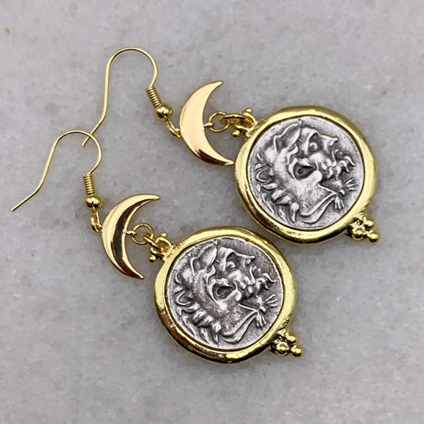 Coin Earrings | Gold and Silver | Handmade in Australia 
