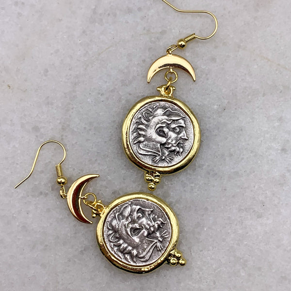 Coin Earrings | Gold and Silver | Handmade in Australia 