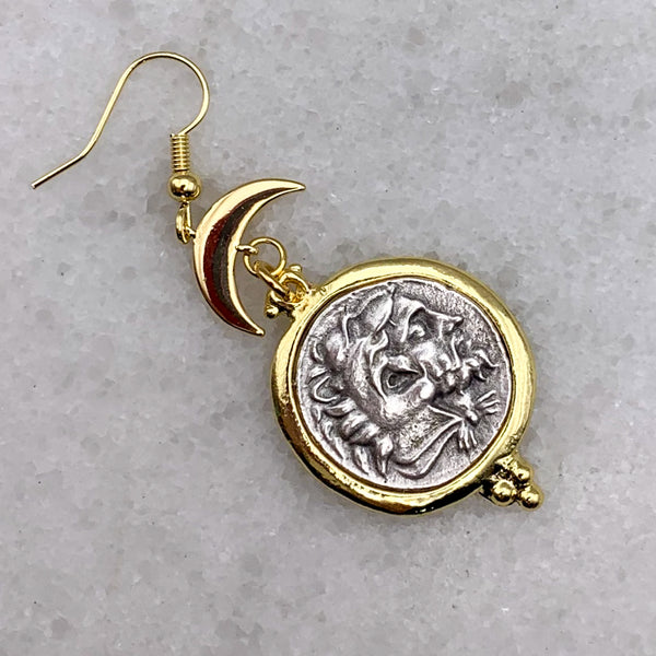 Coin Earrings | Gold and Silver | Handmade in Australia 