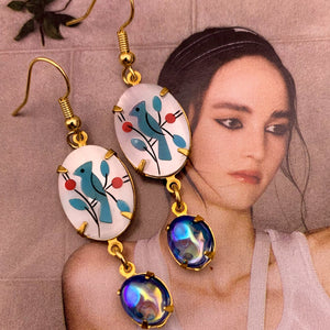 Micro Mosaic Earrings | Turquoise | Handmade in Australia | Bohemian