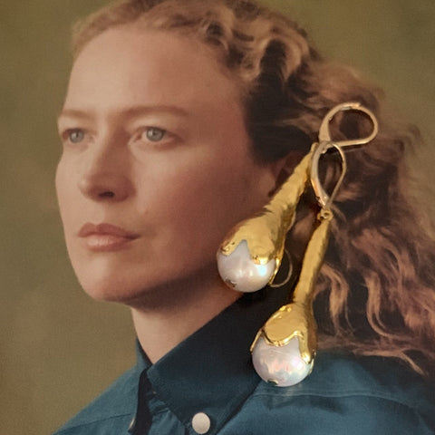 Pearl Earrings | Gold Filled | |Handmade in Australia | Bohemian Chic