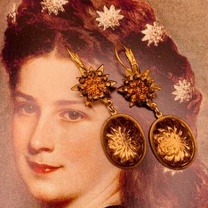 Star Earrings | Topaz | Handmade in Australia | Vintage Style