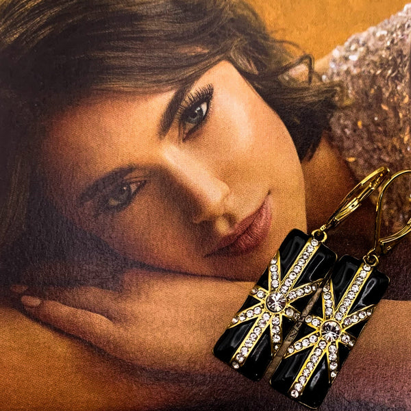 Art Deco Jewel | Handmade in Australia | Crystal | Gold Filled