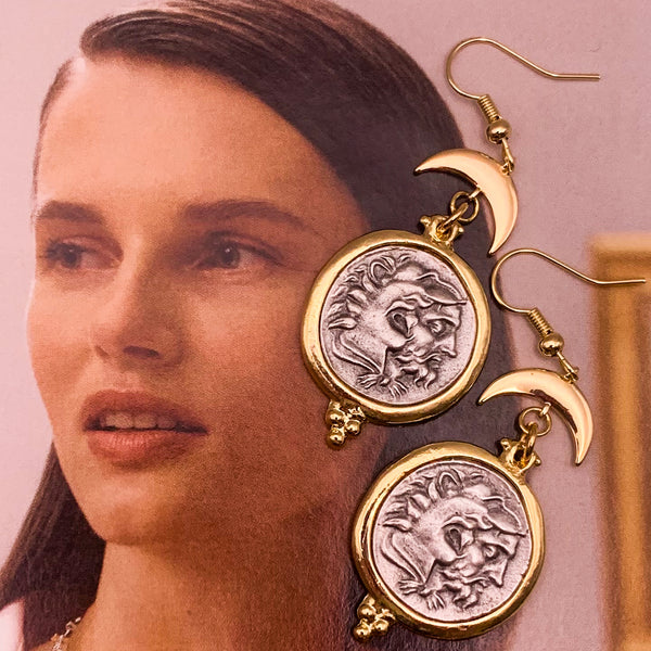 Coin Earrings | Gold and Silver | Handmade in Australia 