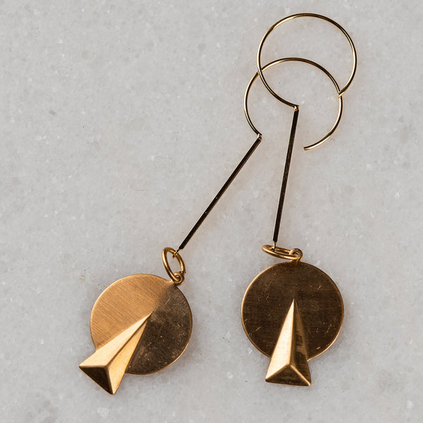 Bauhaus Jewellery | Vintage Upcycled | Minimalist Statement Earrings