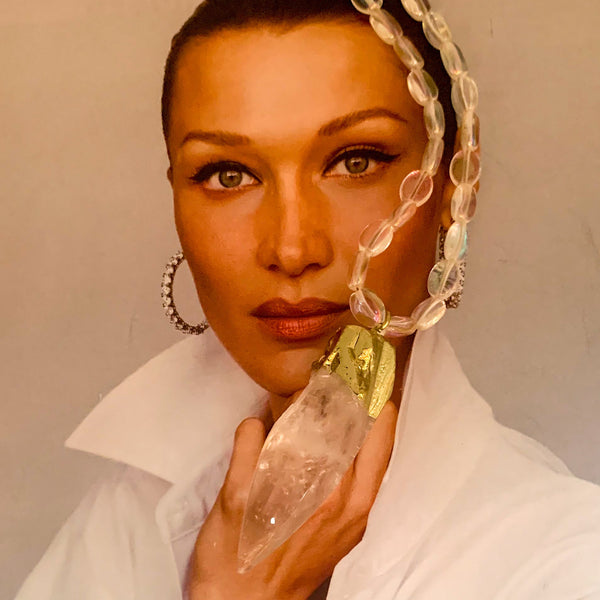 Crystal Necklace | Gemstone | Handmade in Australia | Aurora Borealis