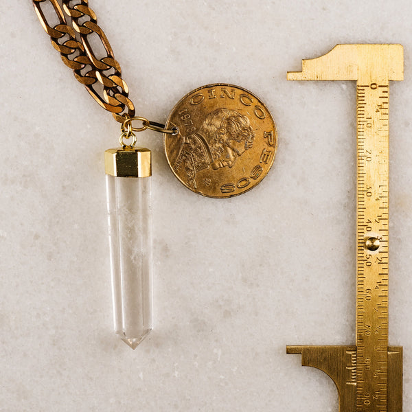 Quartz Crystal | Vintage Coin | Handmade in Australia