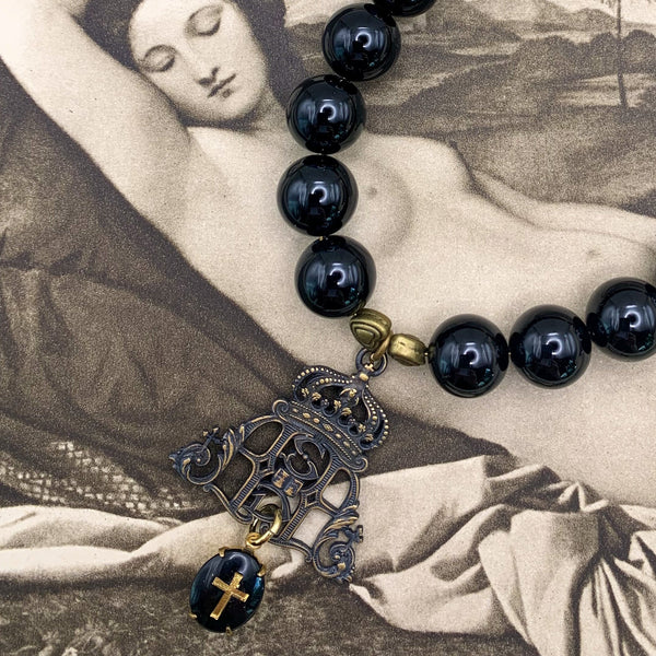 Notre Dame Medallion | Vintage Style | French Jewel | Handmade in Australia