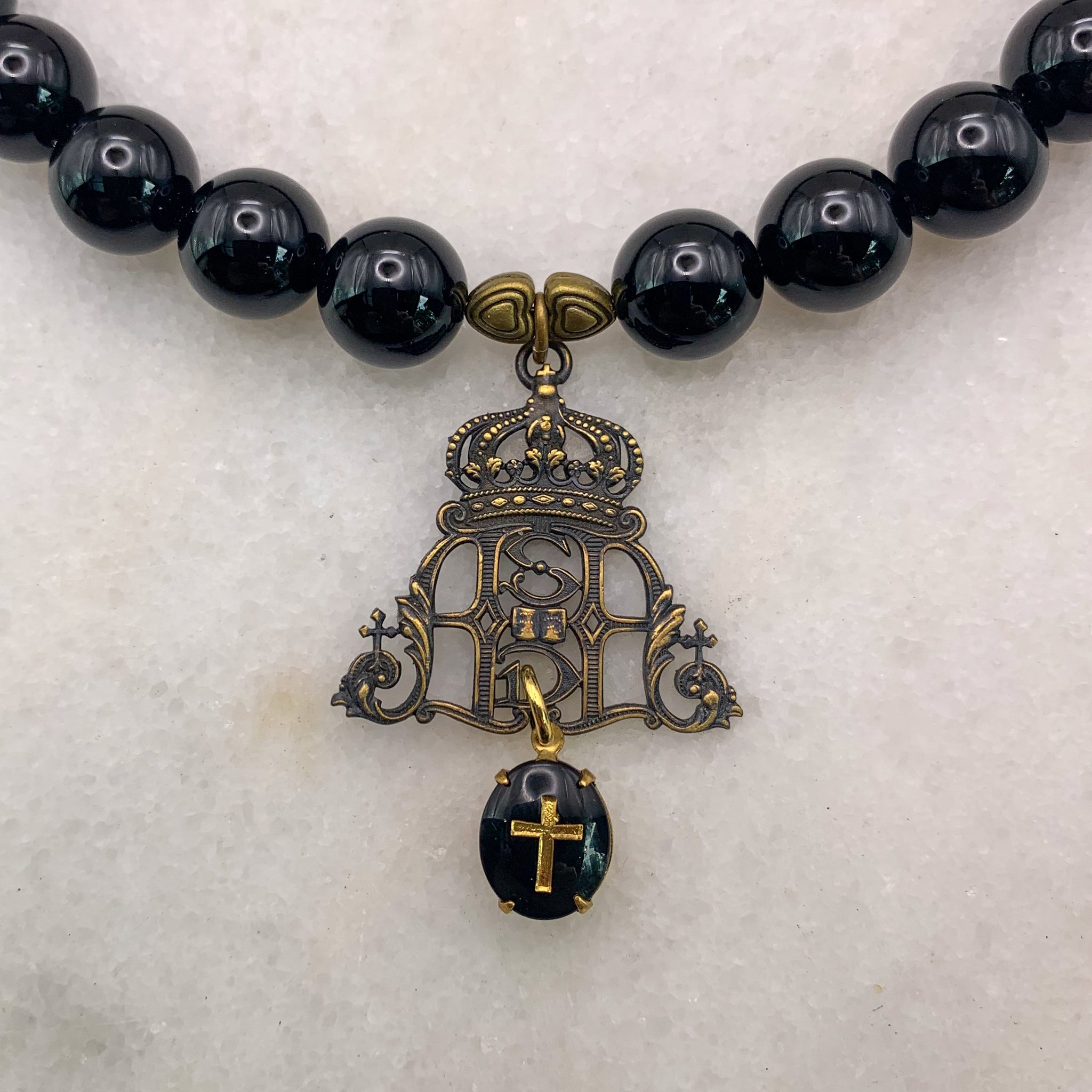 Notre Dame Medallion | Vintage Style | French Jewel | Handmade in Australia