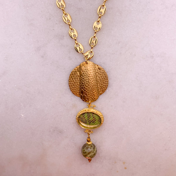 Gold Snakeskin | Vintage 1920's | Handmade in Australia 