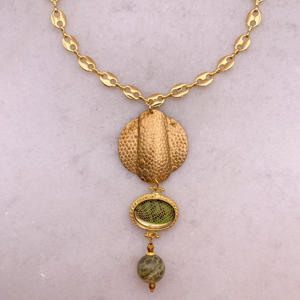 Gold Snakeskin | Vintage 1920's | Handmade in Australia 