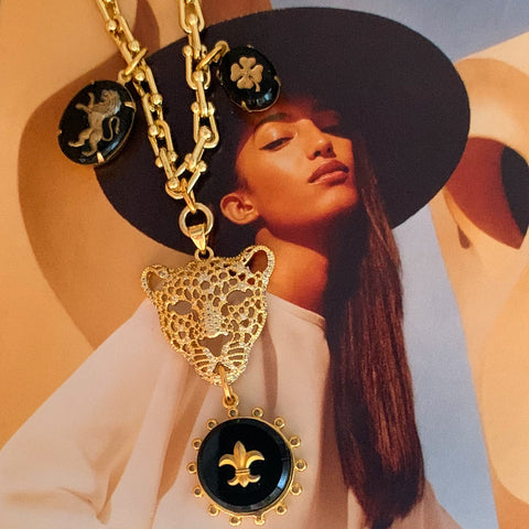 Lioness Jewellery | Gold | Handmade in Australia | French | Bohemian Style