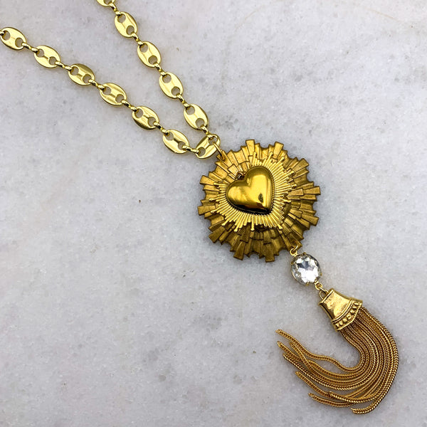 Sacred Heart | Tassel Necklace | Gucci Chain | Handmade in Australia