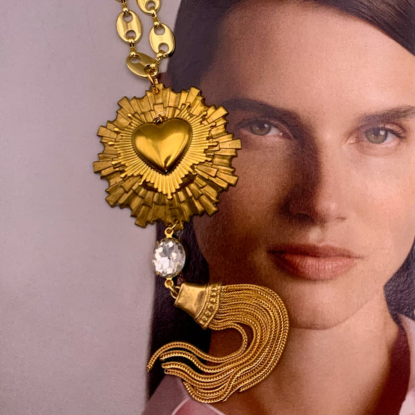 Sacred Heart | Tassel Necklace | Gucci Chain | Handmade in Australia
