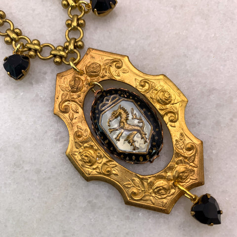 Heraldic Jewellery | Lion Cameo | Vintage Style | Handmade in Australia 