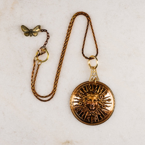 Medusa Necklace | Vintage French Chic | Handmade in Australia |Copper