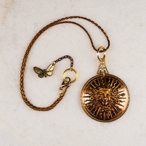 Medusa Necklace | Vintage French Chic | Handmade in Australia |Copper