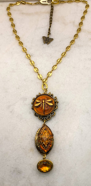 One of a Kind | Vintage Topaz | Crystal Butterfly | Handmade in Australia