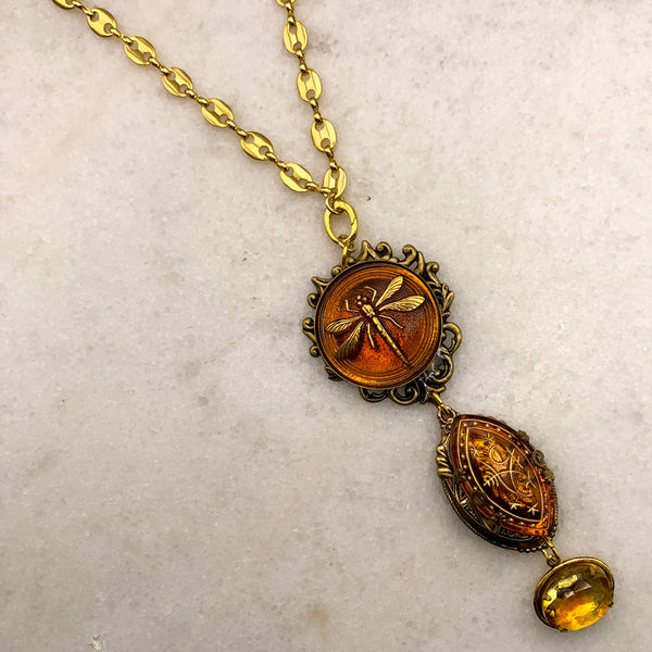 One of a Kind | Vintage Topaz | Crystal Butterfly | Handmade in Australia