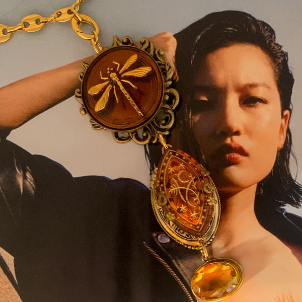 One of a Kind | Vintage Topaz | Crystal Butterfly | Handmade in Australia