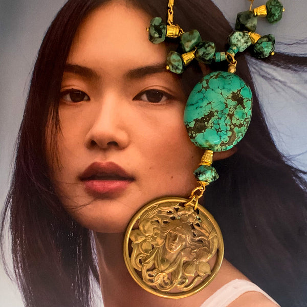 Turquoise Necklace | Vintage | Bohemian Style | Handmade in Australia