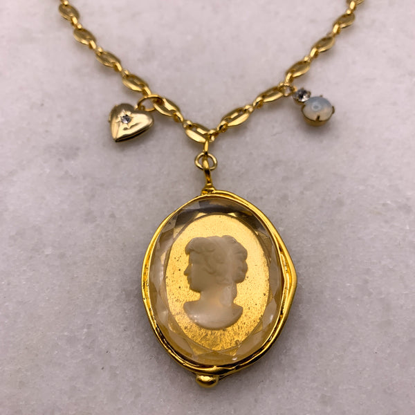 Vintage Crystal Cameo | Handmade in Australia | Vintage Style 