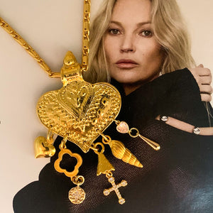 Heart Necklace | Bohemian Style | Handmade in Australia | Baroque Chain