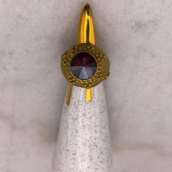 Garnet Ring | Handmade in Australia | Vintage Style | Red Jewellery