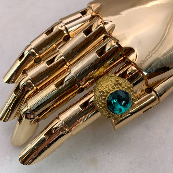 Emerald Ring | Handmade in Australia | Vintage Style | Green Jewellery