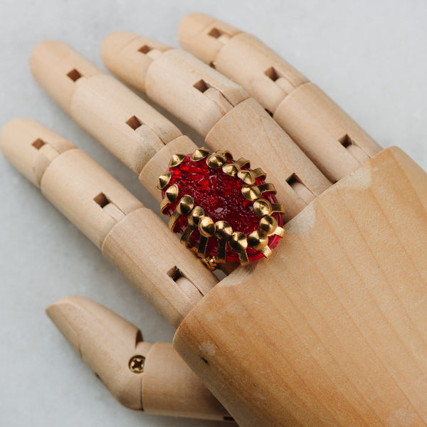 Vintage Cameo | Bohemian Style | Ornate Ring | Handmade