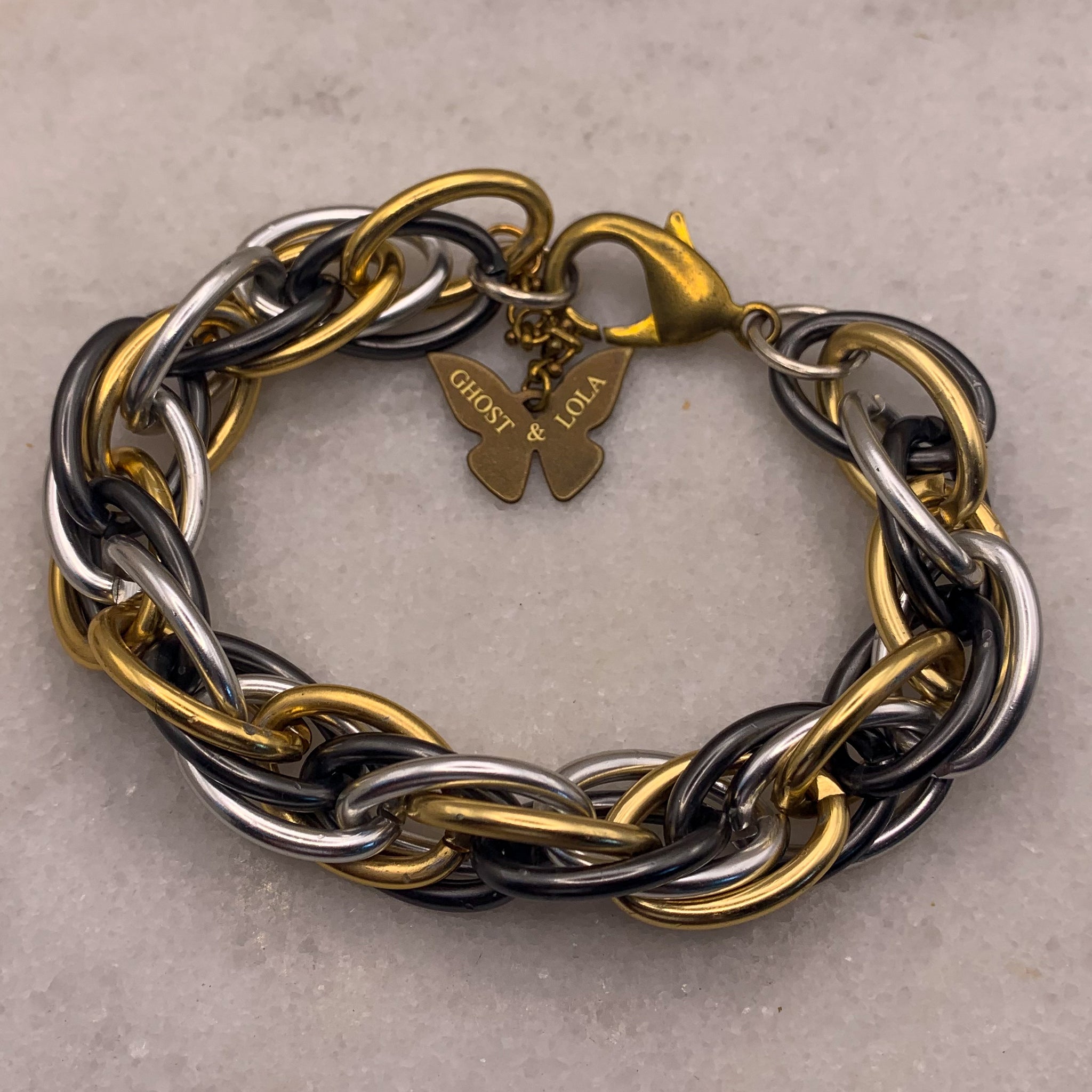 Bracelet | Retro Chain | Silver | Gold | Black | Handmade | Luxurious
