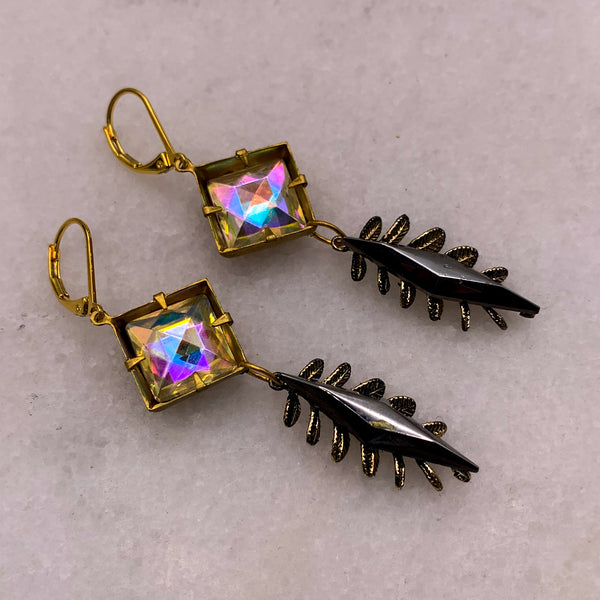Vintage Crystal | Handmade in Australia | Bohemian style | Hematite