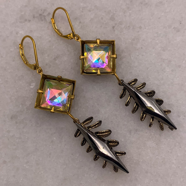 Vintage Crystal | Handmade in Australia | Bohemian style | Hematite