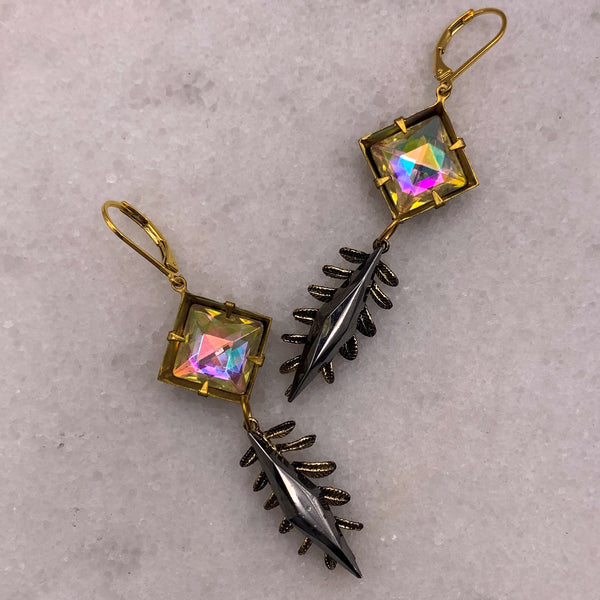 Vintage Crystal | Handmade in Australia | Bohemian style | Hematite
