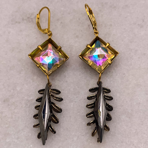 Vintage Crystal | Handmade in Australia | Bohemian style | Hematite