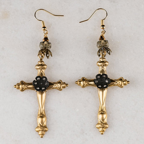 Dolce Cross Earrings - Sample Sale