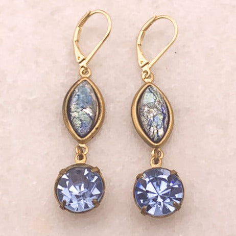 Blue Opal | Vintage Crystal | Handmade in Australia | Bohemian Style