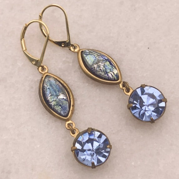 Blue Opal | Vintage Crystal | Handmade in Australia | Bohemian Style