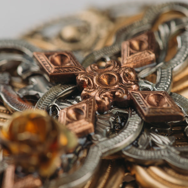 Vintage Cross Necklace | Sustainable Jewellery | Artisan Contemporary
