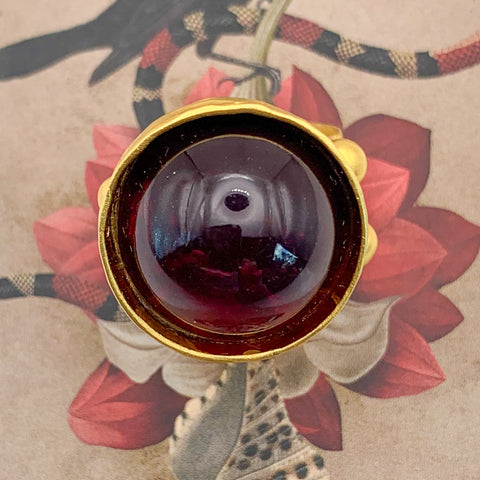 Ruby Ring | Vintage Style | Handmade in Australia | Bohemian