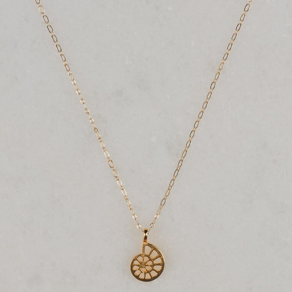 Nautilus | Gold Filled | Charm Necklace | Handmade in Australia